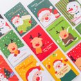 thumbnail image 2 of Shisuyan 48pcs Pocket Organizer Cartoon Notebook Christmas Themed Lovely Notebook for Children Christmas Snowman Design (Random Style), 2 of 8