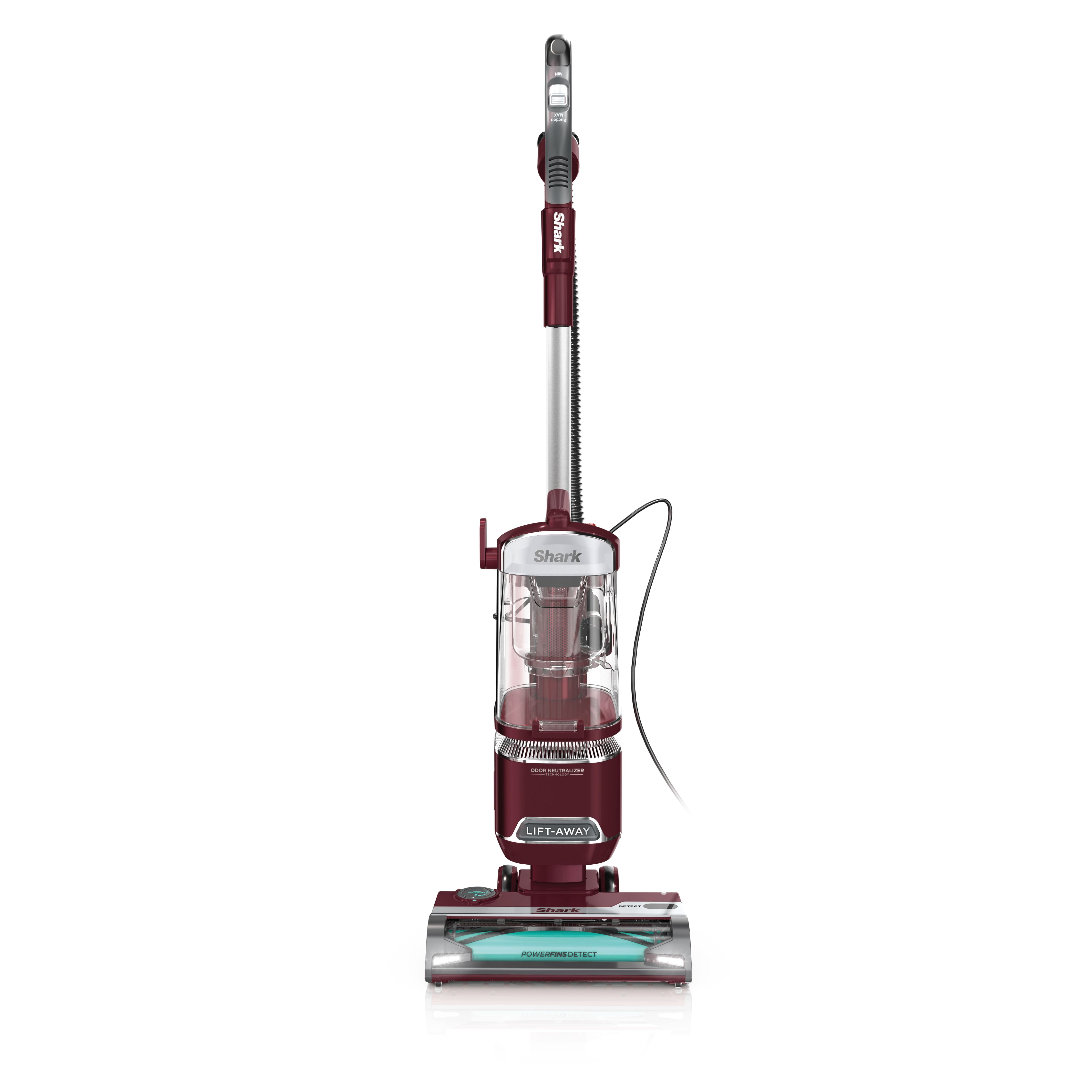 Shark Detect Lift-Away ADV Upright Vacuum, Pet Friendly, Floor Detect, Direction Detect, PowerFins Self-Cleaning Brushroll, LA492 Burgundy