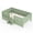 Green, variant on Bellemave Twin Size Montessori Bed Storage and Stairs, Wood Daybed with Bookcase and Guardrails, Twin Floor Beds Frame with 2 Drawers for Room, No Box Spring Needed（Gray)