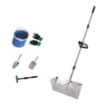 thumbnail image 2 of Almencla Beach Sand Scoop Foldable Practical Tool Stainless Steel Metal Detector Sand Scoop Scooper for Collecting Silver, 2 of 8
