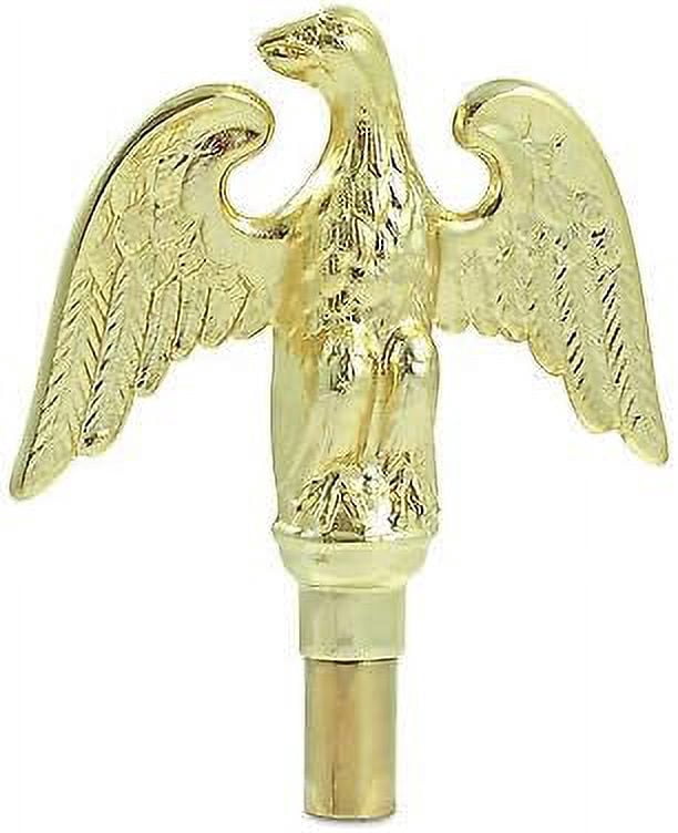Indoor Flagpole Kit - NO FLAG - 8ft Pole - Metal Eagle