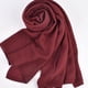 thumbnail image 4 of Minnieouse Bufanda de mujer doblada de tamaño largo que se mantiene a la moda y cálida bufanda cálida gruesa grande de Color sólido Accesorios de disfraces Vino rojo, 4 of 6