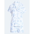 thumbnail image 6 of Joyspun Women's Dreamy Soft Collection Notch Collar Top and Shorts Pajama Set, 2-Piece, Sizes XS-3X, 6 of 7