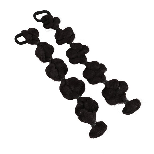 Coletas Trenzadas de Burbujas, Extensión de de Caballo Trenzada Larga Sintética Suave Con Base de Diadema Resistente, Para Mujeres y Niñas