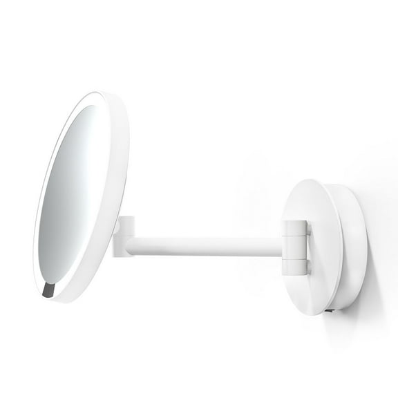 WS 92WD Magnifying Makeup Mirror in Matte White