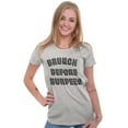 thumbnail image 3 of Brunch Before Burpees Funny Workout Womens Slim Fit Graphic Tee Brisco Brands S, 3 of 5