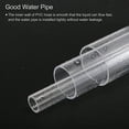 thumbnail image 5 of Uxcell Clear Rigid Pipe 33mm ID 40mm OD 14" High Impact for Water Pipe, Aquarium, Fish Tank, Clear Blue, 5 of 6