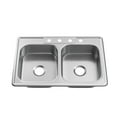 thumbnail image 2 of Proflo PFSR332274A Bealeton 33" Drop In Double Basin Stainless Steel Kitchen Sink -, 2 of 3