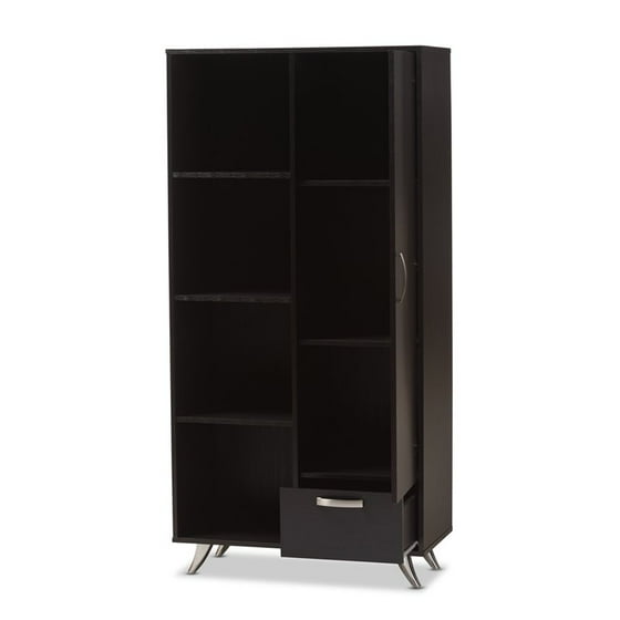 Baxton Studio Warwick Modern And Contemporary Espresso Brown Baxton Studio Warwick Modern And Contemporary Espresso Brown Finished Wood Bookcase Com