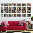 thumbnail image 3 of 50 Pcs Vibrant Colourful Wild Animal Aesthetic Fun Collage Kit Wall Art Prints A6 Set Pack 15x10 cm (6x4") Bedroom Home Student Teen Room Decor Poster, 3 of 5