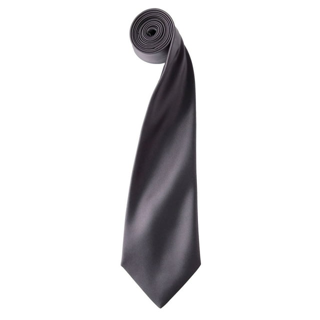 Premier Cravate Satin Simple pour Homme (Lame Étroite)