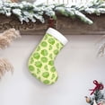 thumbnail image 6 of Balery Various Lemons Pattern Christmas Stockings with Initials, 18" Large Knit Christmas Stocking,Xmas Stocking for Kids, Holiday and Family Stocking, 6 of 7
