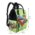 thumbnail image 2 of Disketp Flying Frog On Branch for Large Capacity Multi-pocket Baby Bag, Multifunctional Travel Backpack Diaper Bag, Care Bag, Unisex, Fashionable and Durable, 2 of 6