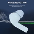 thumbnail image 3 of Earbuds, Long Battery Life Noise Canceling Blue Lightweight  Headphones With Clear Charging Case For Phone For Running, 3 of 8
