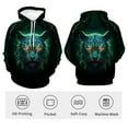 thumbnail image 3 of WHNBCW Novelty Fun Tiger Hoodie Funny Animal Graphic Sweatshirts Men, 3 of 7