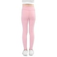 thumbnail image 6 of 2 Packs Girls Athletic Leggings Kids Dance Running Yoga Pants Workout Active Dance Tights, Size 4-10T, 6 of 8
