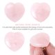thumbnail image 2 of Malimali 4 pomos para gabinete con forma de corazón de cuarzo rosa, tiradores y pomos de cristal rosa para cajones para niñas, lindos pomos dorados para puerta de armario plegable, armario, cocina y b, 2 of 5