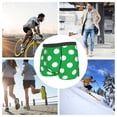 thumbnail image 5 of KLL Green And White Polka Dot Men's Cotton Boxer Briefs Underwear-XX-Large, 5 of 7