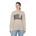 thumbnail image 7 of NOLA Sweatshirt Gifts Crew Neck Shirt Long Sleeve Unisex, 7 of 7