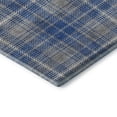 thumbnail image 3 of Addison Rugs Mayfield Premium Machine Washable Transitional Plaid Gray Round Rug, 8' x 8', 3 of 5