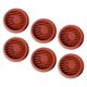 thumbnail image 3 of 6 piezas de platillos para plantas, bandejas de goteo para macetas, bandejas para alféizar de ventana, para macetas de interior y exterior. Rojo, 3 of 8