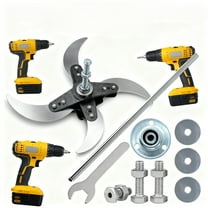 Stainless Steel Cutting Blades for Weeds, Hay & Vegetables – Compatible with Electric Cutter Tools, Garden & Farm Use