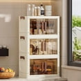 thumbnail image 2 of Foldable Storage Cabinet-Dark -4 Layer, 2 colors, 2 of 6