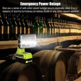 thumbnail image 7 of 2000LM LED Work Light for Ryobi Flashlight Spotlight Flood Light  Job Site Lamp, 7 of 7