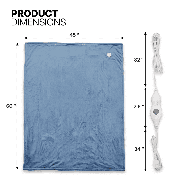 How big is a best sale 45 x 60 blanket