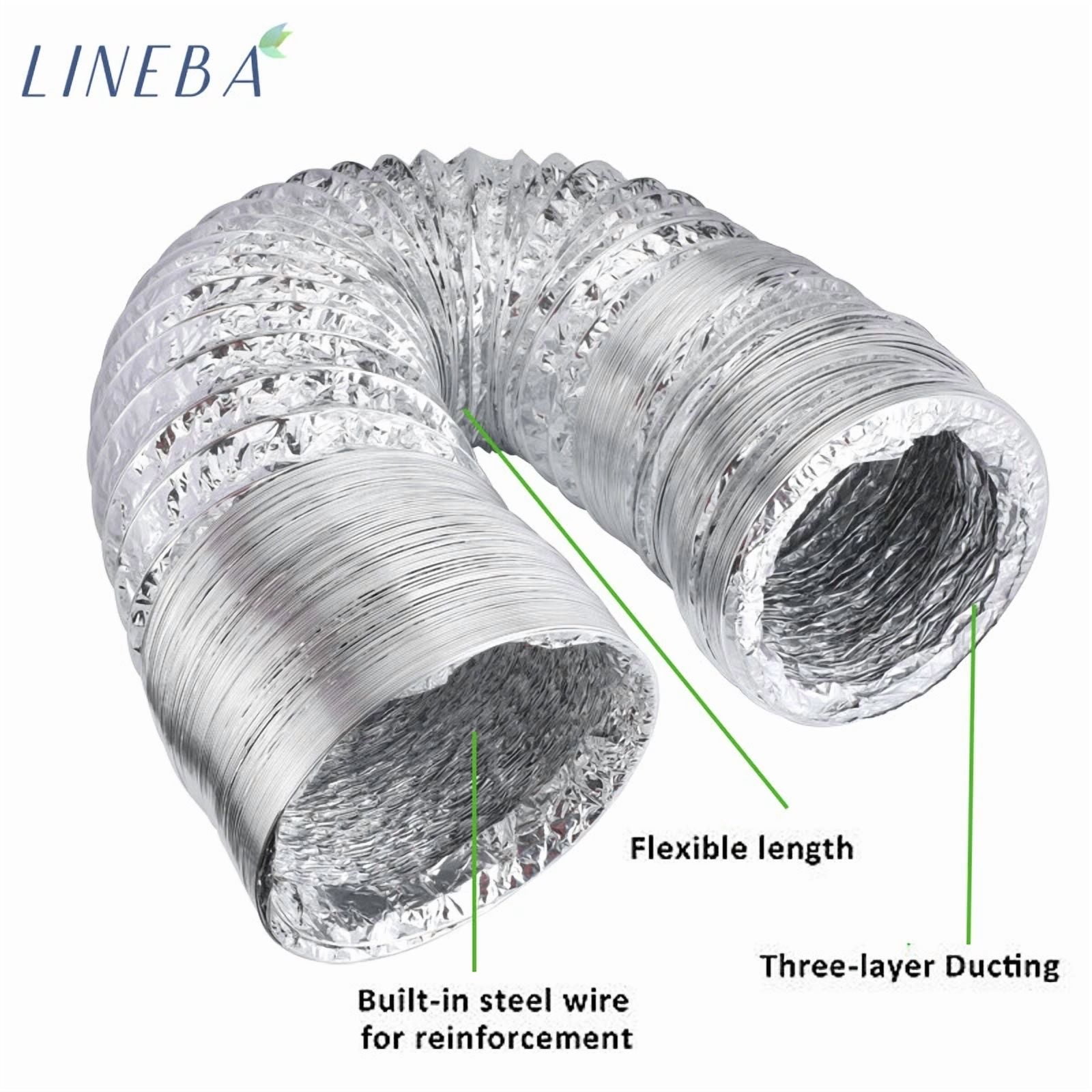 Dryer Vent Hose, Aluminum Flexible Duct For Heating Cooling Ventilation Exhaust