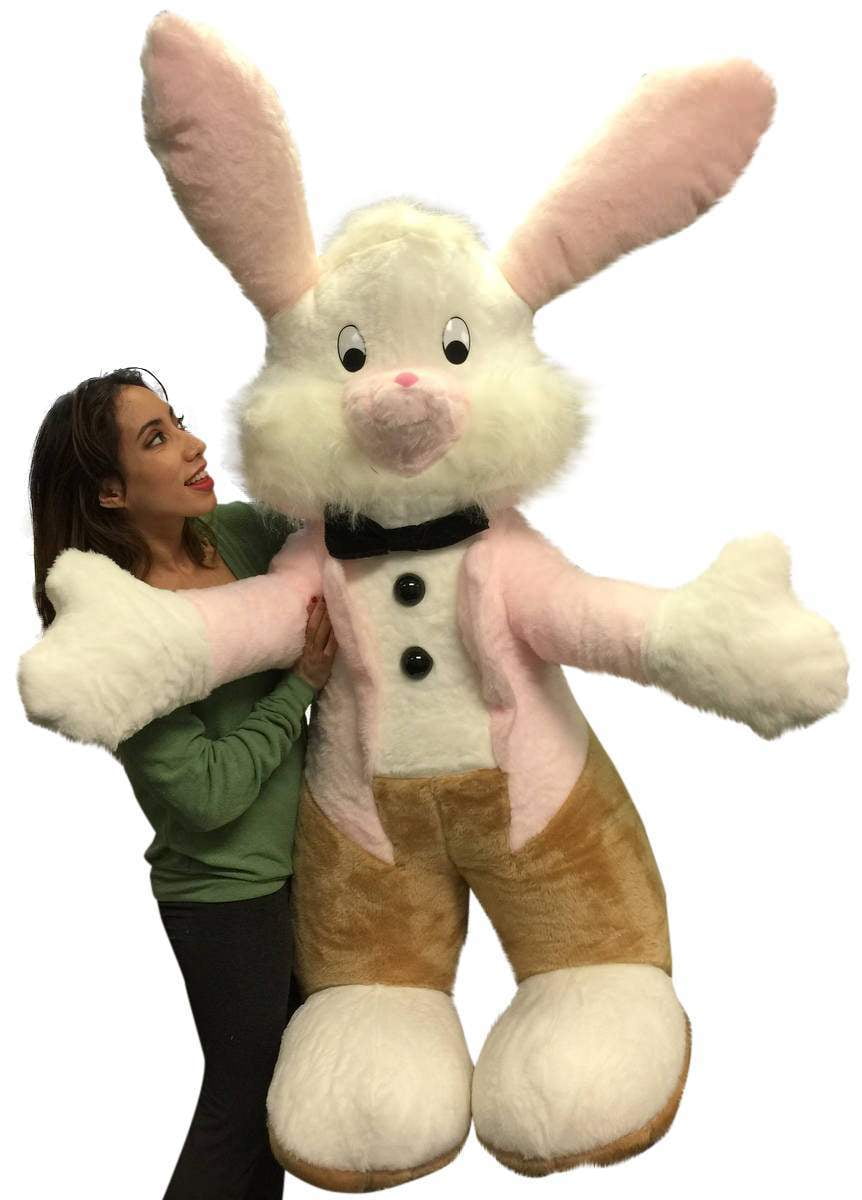 large plush rabbit