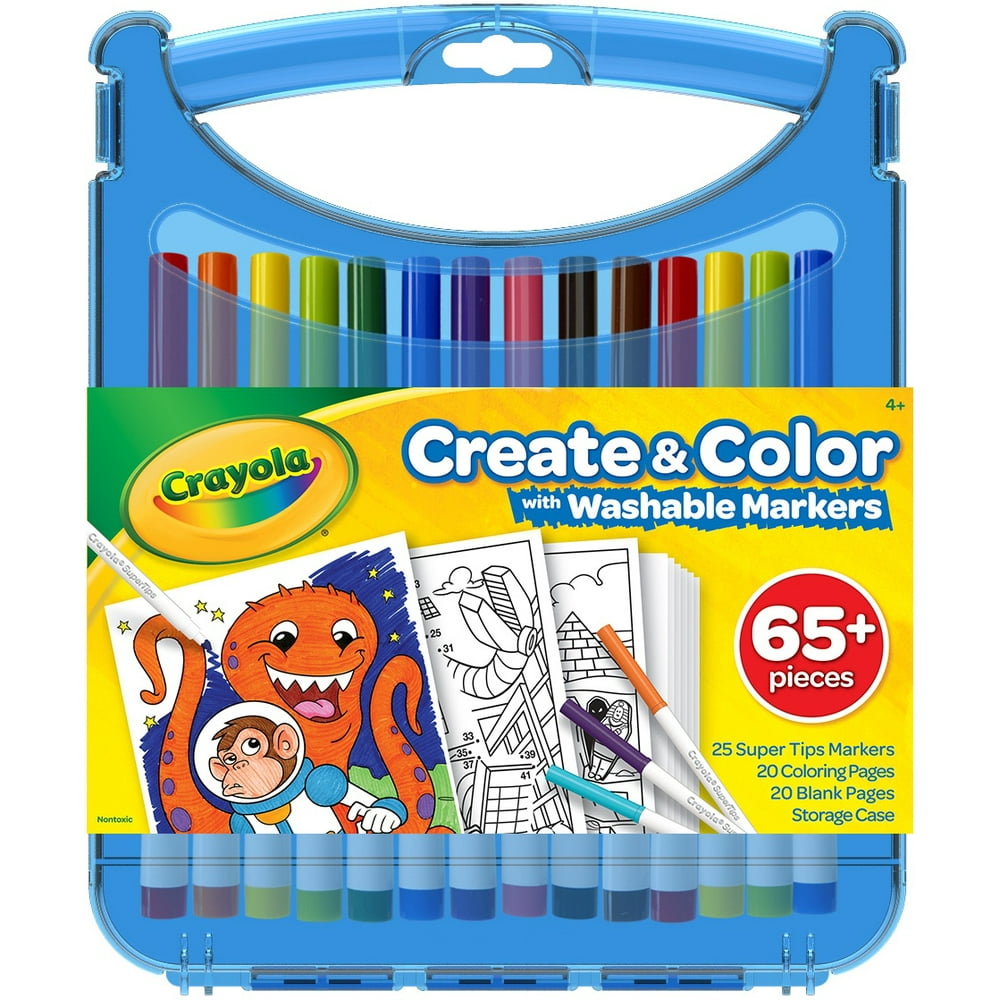 Crayola Create And Color With Washable Markers 65 Count