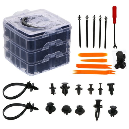 

1 Box Car Fasteners Clips Car Body Repair Tool Auto Push Rivet Retainer Clips