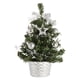 thumbnail image 3 of Mini árbol de Navidad artificial de mesa con adornos en miniatura Plata, 3 of 9