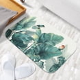 thumbnail image 6 of 1pc Tropical Birds on Leaves Absorbent Non-Slip Bathroom Thickened Flannel Rug Decor,Soft,Quick Drying,Suitable For Indoor/outdoor Use,Bathrooms,Bedrooms,Kitchens,Terrace,Laundry Rooms,16"x24", 6 of 9