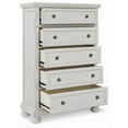 thumbnail image 4 of Ashley Furniture Robbinsdale 5-Drawer Wood Chest in Antiqued White, 4 of 4