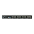 thumbnail image 2 of StarTech.com Kit de Rackmount USB 16 Ports avec OSD et Câbles - 1U (SV1631DUSBUK) - KVM Switch - 16 x Port(s) KVM - 1 Utilisateur local - de Bureau - pour P/N : RK2537BKM, RK3236BKF, RK4236BKB, RK4242BK24, RK4242BK30, RK170CONSH17D, RK17DK17, 2 of 5