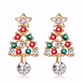 thumbnail image 1 of Xihbxyly Pendientes de Metal Estilo Navideño: Decora Una Navidad Diferente, 1 of 2
