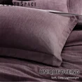 thumbnail image 3 of Amberspace Cationic Dyeing 7-piece Bed in a Bag Comforter Set with Sheets,Dark Purple,Queen, 3 of 6