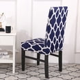 thumbnail image 4 of RisingPro Spandex Stretch Wedding Banquet Chair Cover Morocco Party Decor Dining Room Seat Cover, 4 of 6