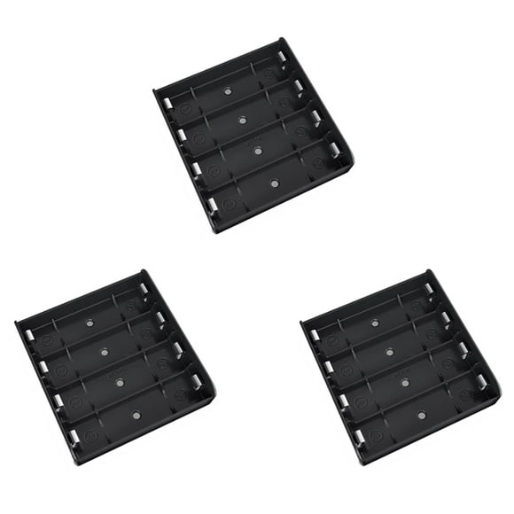 3PCS 4X 21700 Battery Holder Storage Box Case ABS Fireproof Power Bank Cases Slot Batteries Container with