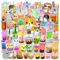 thumbnail image 2 of Paquete de pegatinas Cute Bubble Tea, 50 unidades, vinilo impermeable, 2 of 2