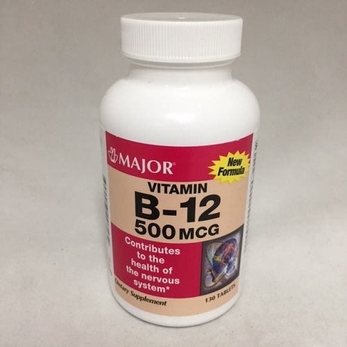 Vitamin B12 Tablets, 500mcg, 130ct
