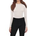 thumbnail image 4 of Womens Crew Neck s Long Sleeve Shirts Compression Tops High Stretch Buttery Soft Pairs With Jeans Or Skirts Travel Ready Staple Versatile Layering Staple, 4 of 4