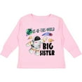 thumbnail image 3 of Inktastic Out of This World Big Sister Astronaut in Space Girls Long Sleeve Toddler T-Shirt, 3 of 5