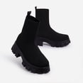 thumbnail image 2 of NECHOLOGY Botas Mujer Adulto Femenino Zapatos Botines mujer Botas de tamaño Botas de mujer de de color de punto grande Botas de mujer (Black, 9.5-10), 2 of 6