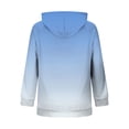 thumbnail image 6 of LEKWK Zip Up Hoodie Women Gradient Print Long Sleeve Lightweight Sweatshirt Drawstring Athletic Jacket with Pockets Activewear for Running Workout, 6 of 7
