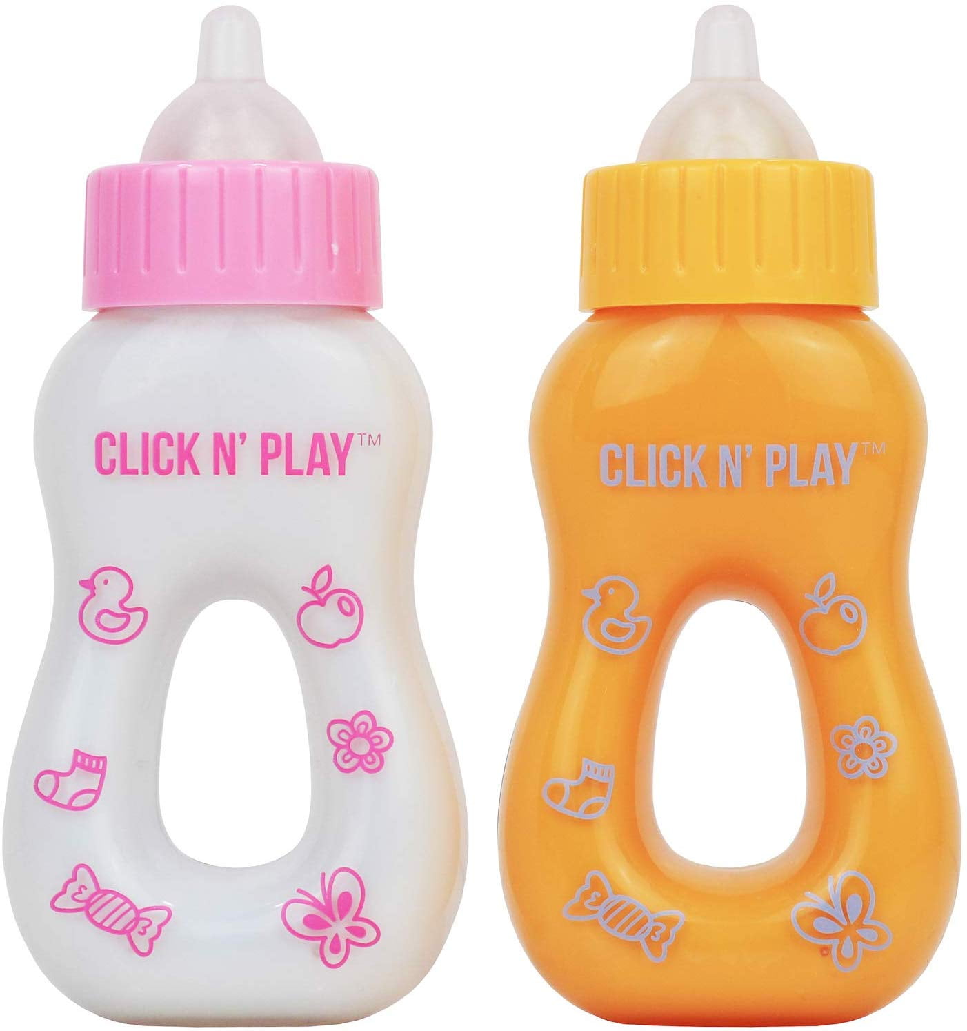 Details about   Baby Disappearing Magic Bottles Includes 1 Milk 1 Juice Bottle With Pacifier NEW 