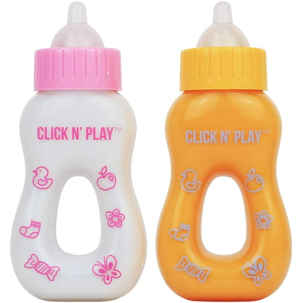 baby dolls drinking bottles