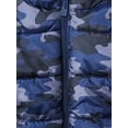 thumbnail image 2 of Infant & Toddler Boys Blue Camouflage Puffer Jacket Hooded Coat 2T, 2 of 2